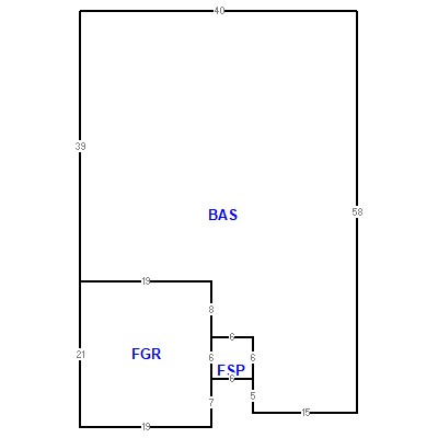 Building layout (traversing data) of this property