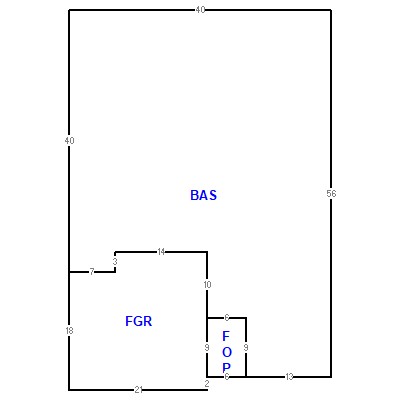 Building layout (traversing data) of this property