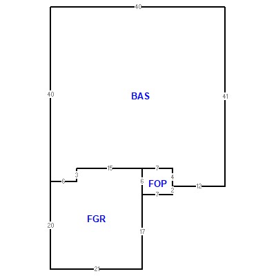Building layout (traversing data) of this property