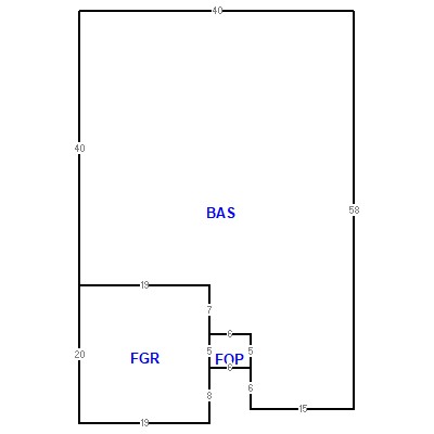 Building layout (traversing data) of this property