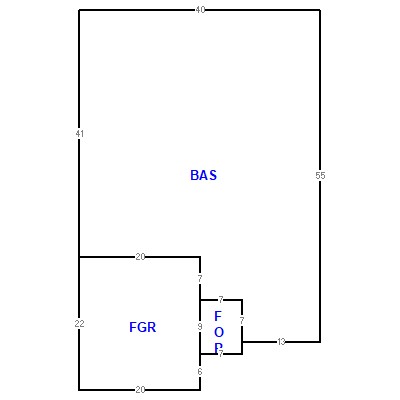 Building layout (traversing data) of this property