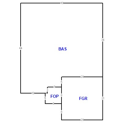 Building layout (traversing data) of this property