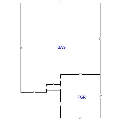 Building layout (traversing data) of this property