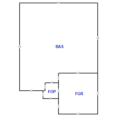 Building layout (traversing data) of this property