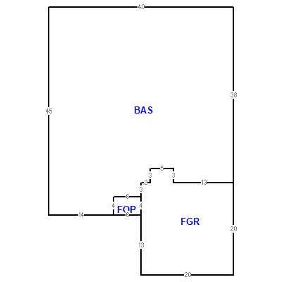Building layout (traversing data) of this property