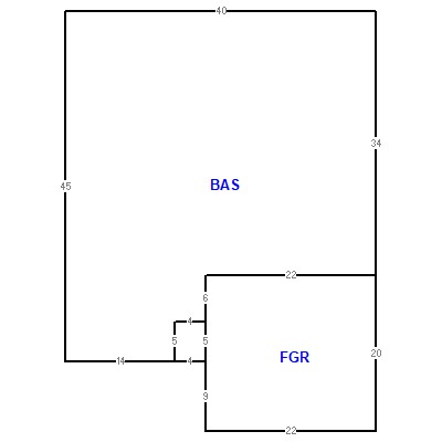 Building layout (traversing data) of this property