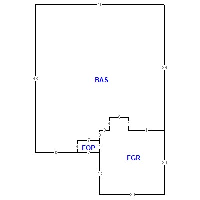 Building layout (traversing data) of this property