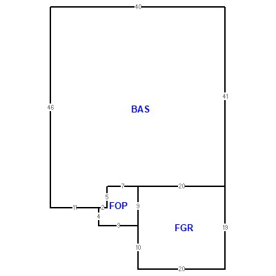 Building layout (traversing data) of this property