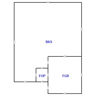 Building layout (traversing data) of this property