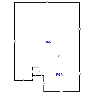 Building layout (traversing data) of this property