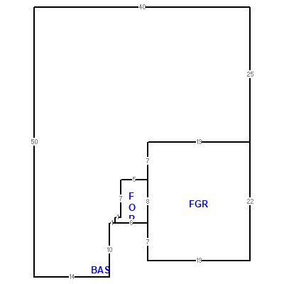 Building layout (traversing data) of this property