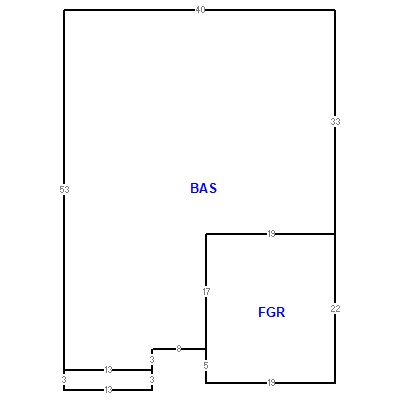 Building layout (traversing data) of this property