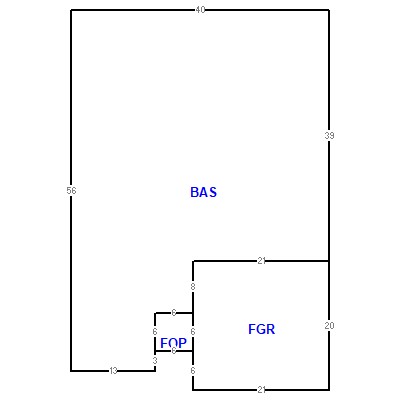 Building layout (traversing data) of this property