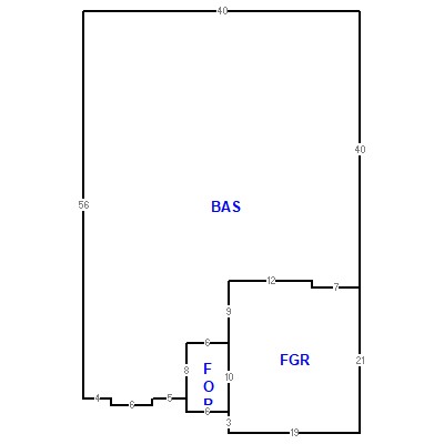 Building layout (traversing data) of this property