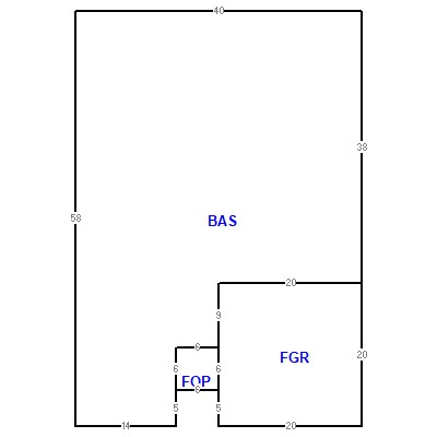 Building layout (traversing data) of this property