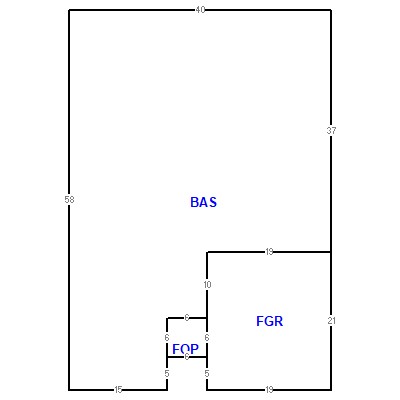Building layout (traversing data) of this property