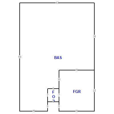 Building layout (traversing data) of this property