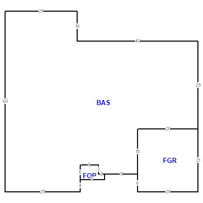 Building layout (traversing data) of this property