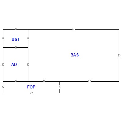 Building layout (traversing data) of this property