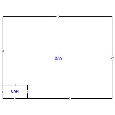Building layout (traversing data) of this property