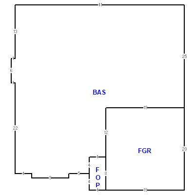 Building layout (traversing data) of this property