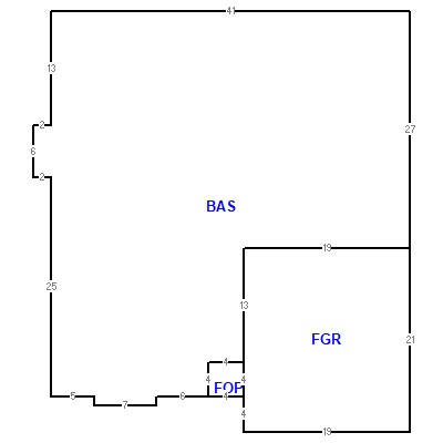Building layout (traversing data) of this property