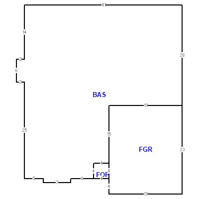Building layout (traversing data) of this property