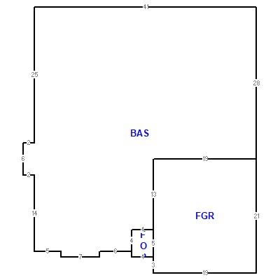 Building layout (traversing data) of this property