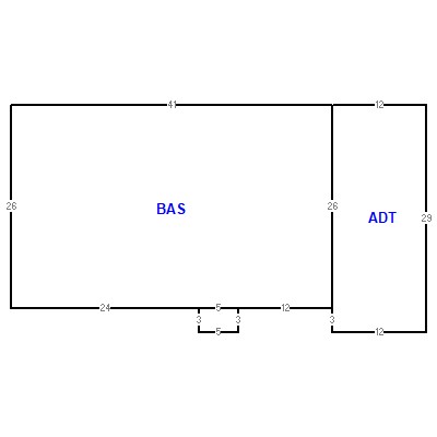 Building layout (traversing data) of this property