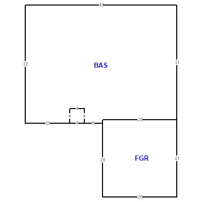 Building layout (traversing data) of this property