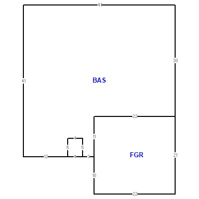 Building layout (traversing data) of this property