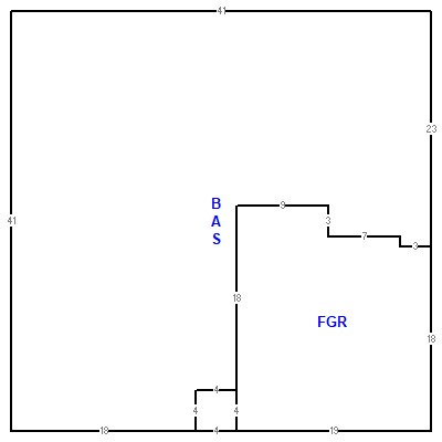 Building layout (traversing data) of this property