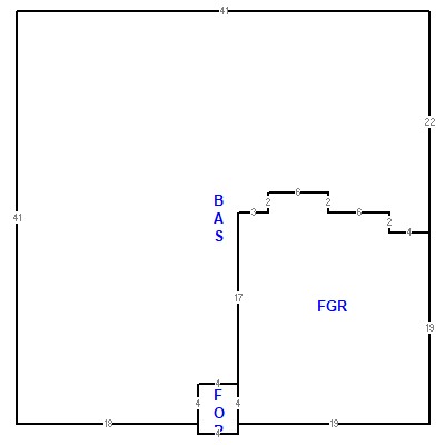 Building layout (traversing data) of this property