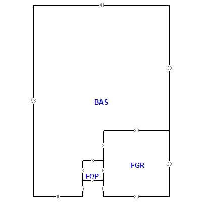 Building layout (traversing data) of this property