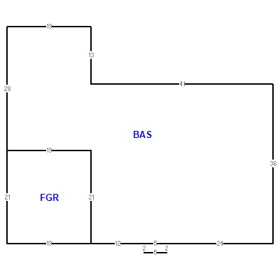 Building layout (traversing data) of this property