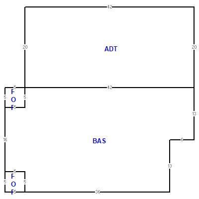 Building layout (traversing data) of this property