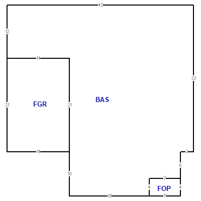 Building layout (traversing data) of this property