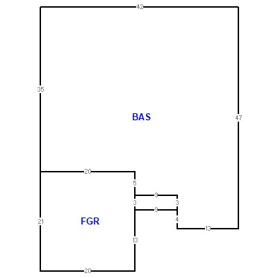 Building layout (traversing data) of this property