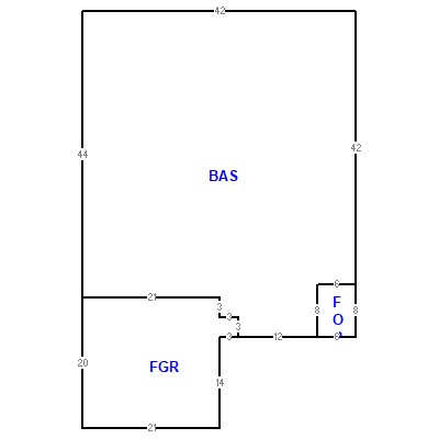 Building layout (traversing data) of this property