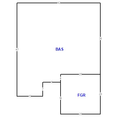 Building layout (traversing data) of this property