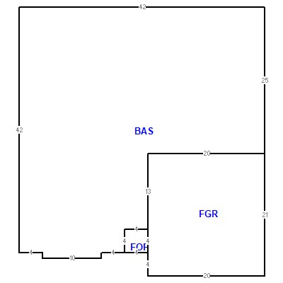 Building layout (traversing data) of this property