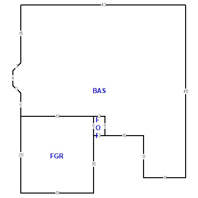 Building layout (traversing data) of this property