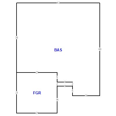 Building layout (traversing data) of this property