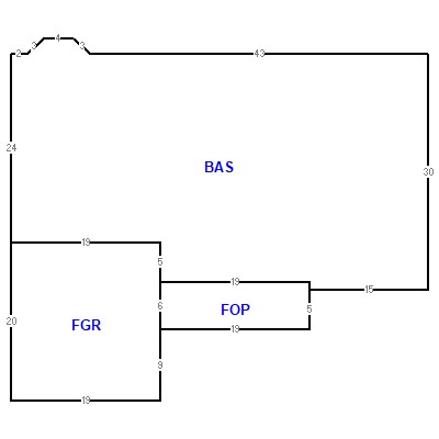 Building layout (traversing data) of this property