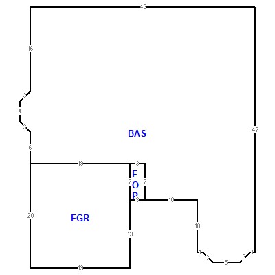 Building layout (traversing data) of this property