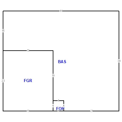 Building layout (traversing data) of this property