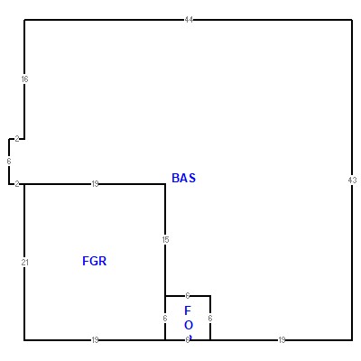 Building layout (traversing data) of this property
