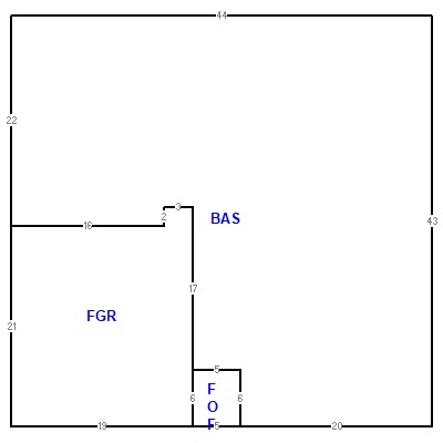 Building layout (traversing data) of this property