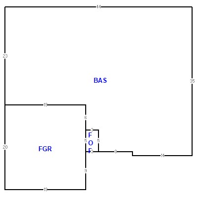 Building layout (traversing data) of this property