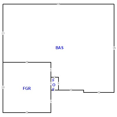 Building layout (traversing data) of this property